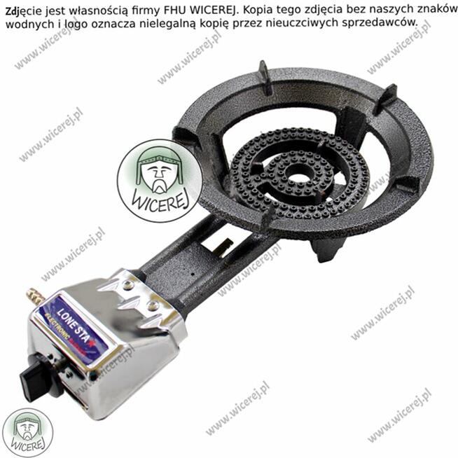 Żeliwny Taboret gazowy do topiarek, uniwersalny z zapłonem p