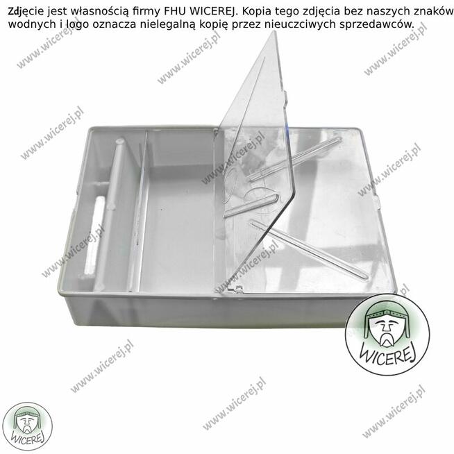 Podkarmiaczka skrzynkowa plastikowa 1,5L dla Pszczół na syro