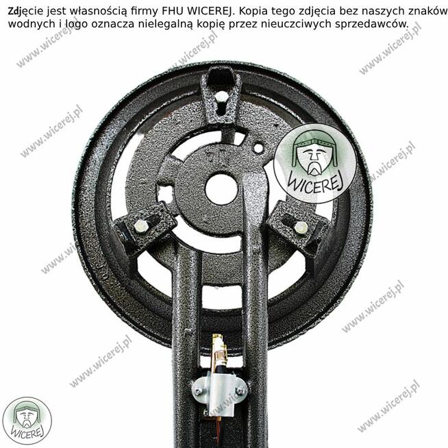 Żeliwny Taboret gazowy do topiarek, uniwersalny z zapłonem p