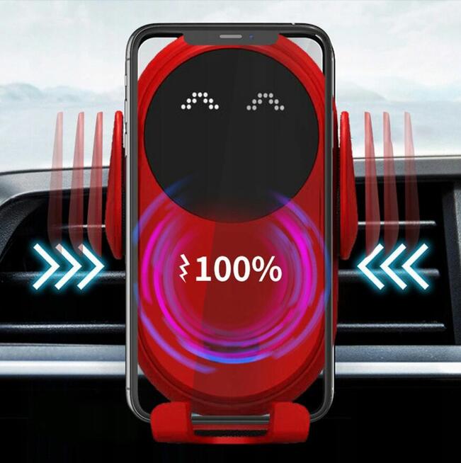 AutoPhantom Uchwyt na telefon z ładowarką do samochodu | Tyl