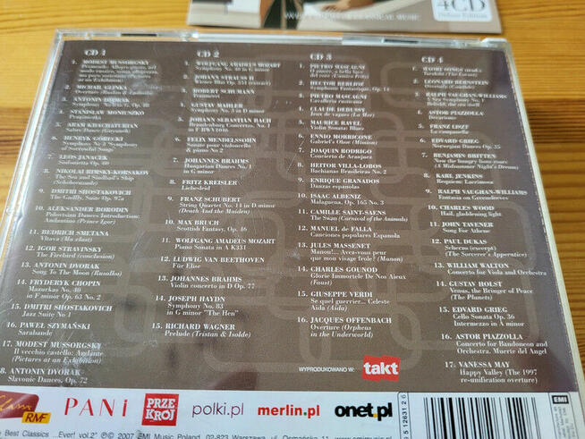 The best Classics Ever vol.2 4xCD Stan BDB real foto