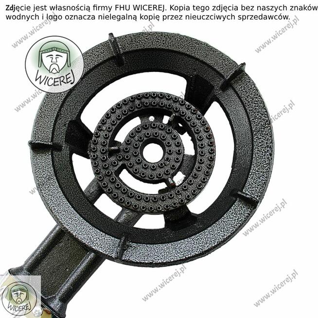 Żeliwny Taboret gazowy do topiarek, uniwersalny z zapłonem p