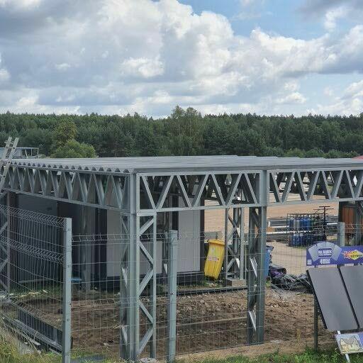 Wiata ocynk szybki montaż 6x6m