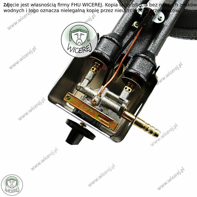 Żeliwny Taboret gazowy do topiarek, uniwersalny z zapłonem p