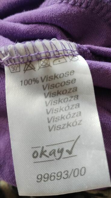 Ładna bluzka w kolorze fioletowym OKAY – rozmiar 42