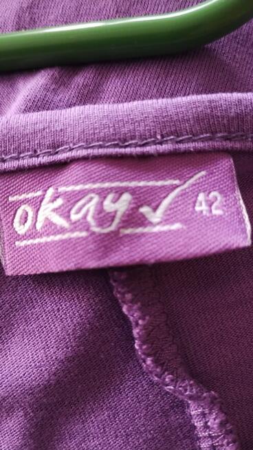 Ładna bluzka w kolorze fioletowym OKAY – rozmiar 42