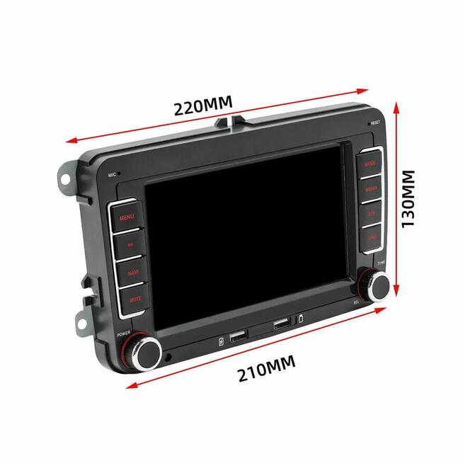 Car Audio Radio CarPlay Volkswagen Golf Passat Skoda Seat