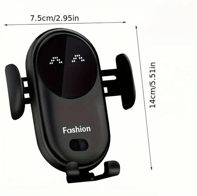 AutoPhantom Uchwyt na telefon z ładowarką do samochodu | Tyl