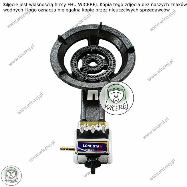 Żeliwny Taboret gazowy do topiarek, uniwersalny z zapłonem p