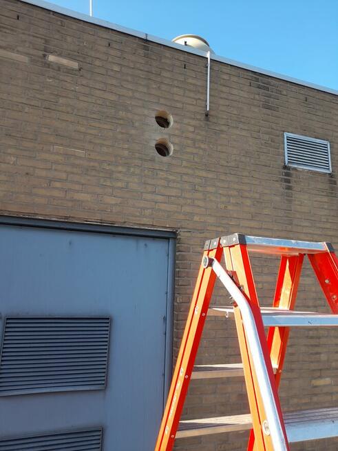 Wiercenie otworów pod rekuperację, wentylację, odpływy sanita