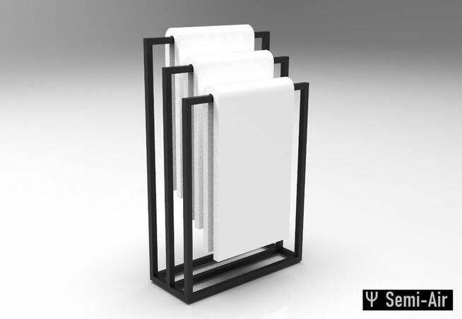 Stojak na ręczniki Jacuzzi loft do łazienki wieszak Jacuzi