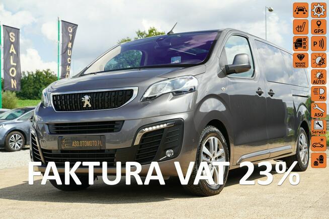 Peugeot Traveller JEDYNY W PL head up BIXENON grzane fotele SKÓRA el.drzwi MASAZE 8 osob