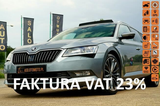 Škoda Superb LAURIN&KLEMENT szyberdach FUL LED skóra KAMERA wentylacja acc max op.