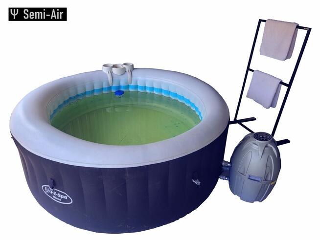 Stojak na ręczniki Jacuzzi loft do łazienki wieszak Jacuzi