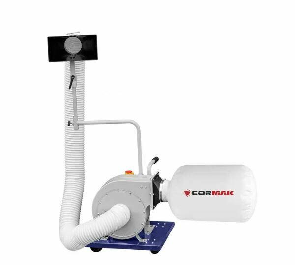 Wentylator wiór trocin mobilny 1000m3/h + STATYW + WĄŻ