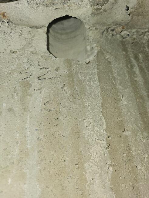 Wiercenie otworów pod rekuperację, wentylację, odpływy sanita