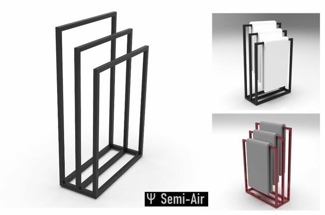 Stojak na ręczniki Jacuzzi loft do łazienki wieszak Jacuzi