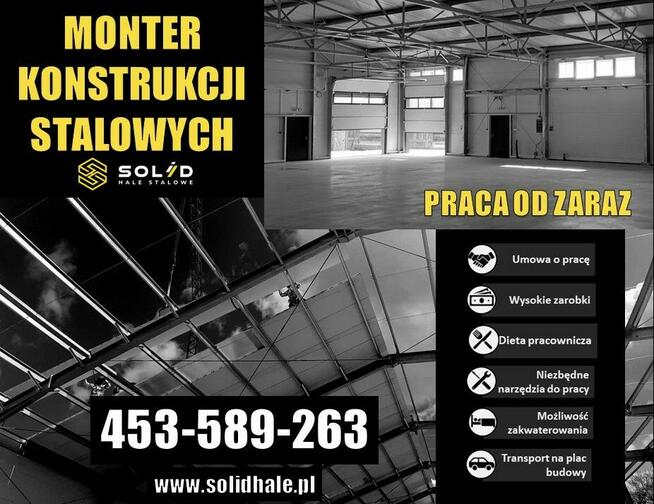 ZATRUDNIMY MONTERÓW KONSTRUKCJI