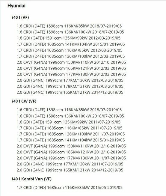 Wahacz, drążek Hyundai i40 VF tył , guma przegubu przód