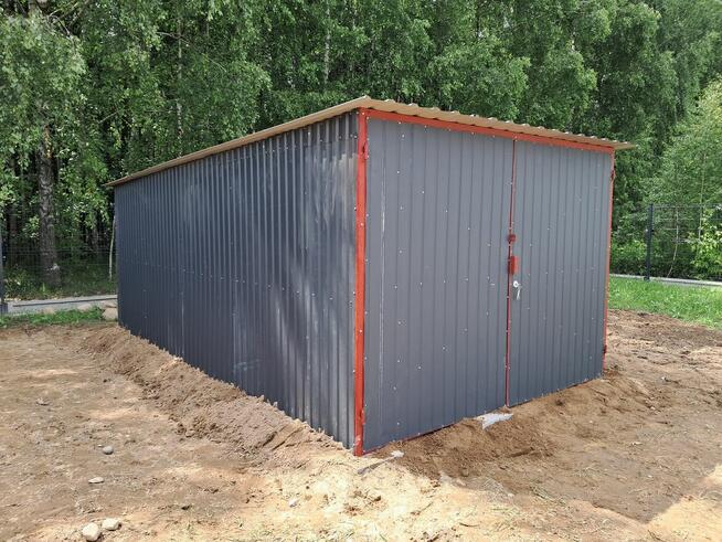 Garaż blaszany 3x5m i 4x6m II gatunek NOWY idealny na budowę