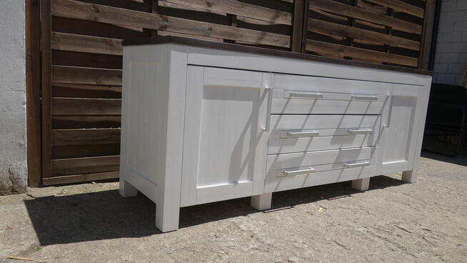 Komoda drewniana biała duża WYPRZEDAŻ!