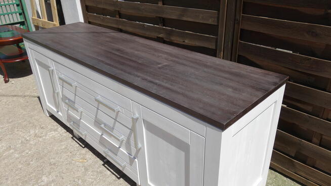 Komoda drewniana biała duża WYPRZEDAŻ!