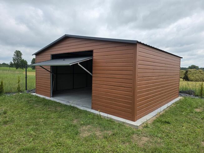 Garaż blaszany 3x5m i 4x6m II gatunek NOWY idealny na budowę