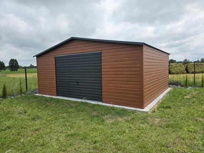 Garaż blaszany 3x5m i 4x6m II gatunek NOWY idealny na budowę