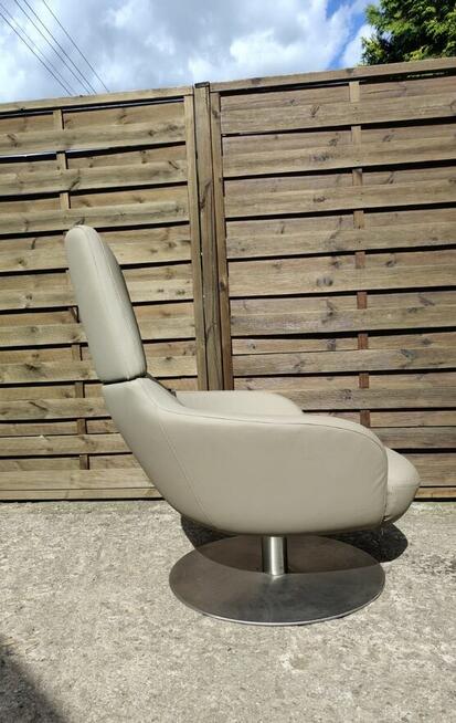 Fotel Natuzzi obrotowy wygodny elegancki vintage