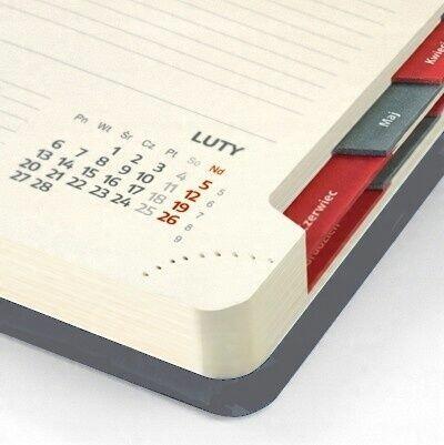 2026 terminarz A5 dzienny kalendarz w ekoskórze