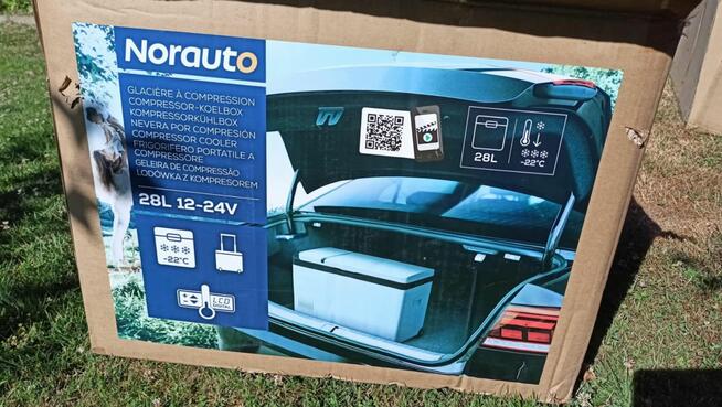 Lodówka kompresorowa do auta Norauto 28L 12-24V nowa