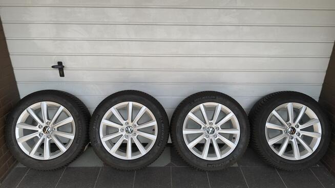 Koła Vw T Roc Touran Audi Skoda 17opony zima 215/55/17 5x11