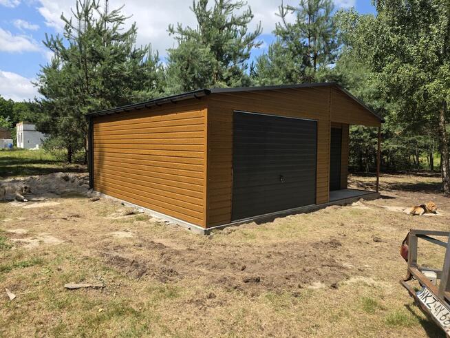 Garaż blaszany 3x5m i 4x6m II gatunek NOWY idealny na budowę