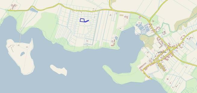 Piękna działka z dojściem do Jeziora Lubie.