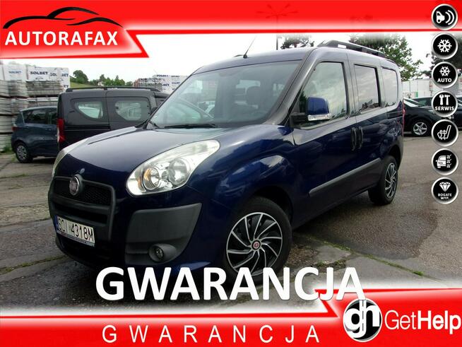 Fiat Doblo Klimatronic, Ele szyby 4x, Ele lusterka, Podgrz. fotele Hak holowniczy
