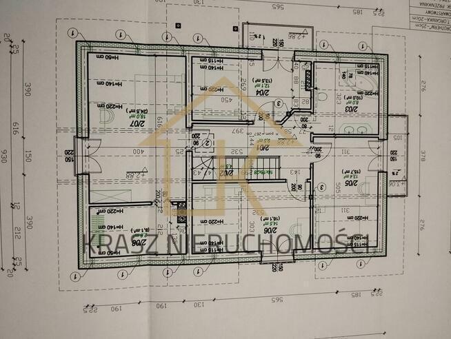 Dom na pięknej widokowej działce w Krzeczowie