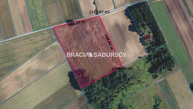 Działka budowlana Rawałowice gm. Kocmyrzów-Luborzyca