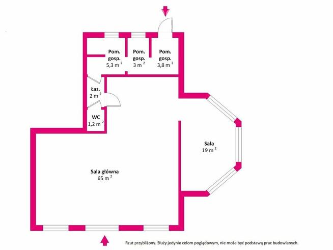 Lokal usługowy o powierzchni 102 m2 w Ostródzie