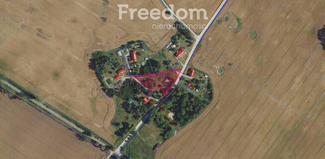 Spokojna działka 3 128 m² wśród lasów