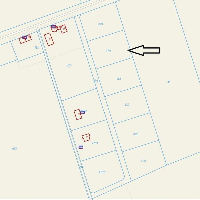 Działka budowlana Robuń gm. Gościno