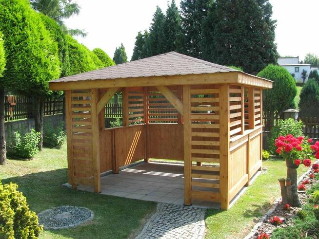 Altany drewniane, domki narzędziowe, drewutnie