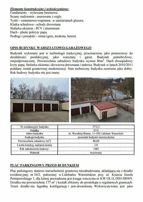 SYNDYK sprzeda budynek przemysłowo-biurowy w Lidzbarku Warm