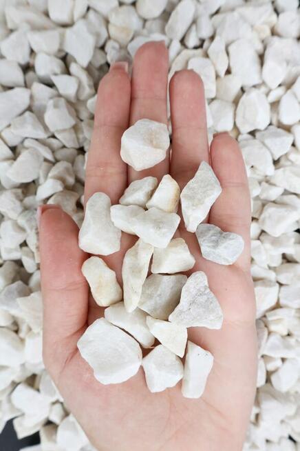 Biała Marianna, łupek, Kamień Ogrodowy ozdobny otoczak grys