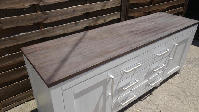 Komoda drewniana biała duża WYPRZEDAŻ!