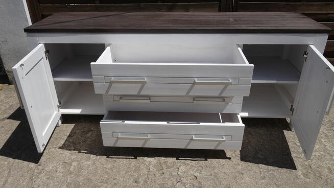 Komoda drewniana biała duża WYPRZEDAŻ!