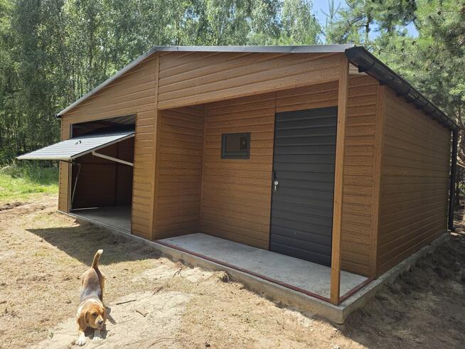 Garaż blaszany 3x5m i 4x6m II gatunek NOWY idealny na budowę