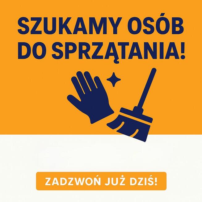 Praca - sprzątanie