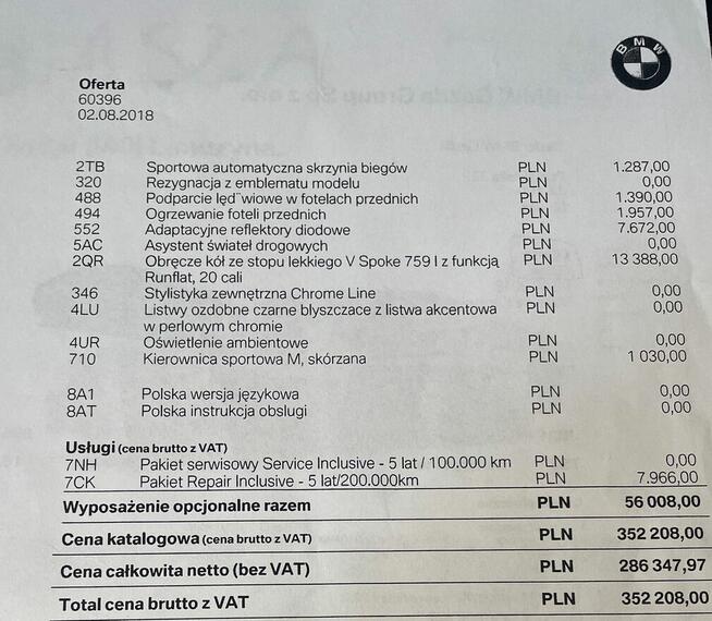 BMW 540i B58 – Stan Bardzo Dobry, Serwis ASO, Komplet Dokume