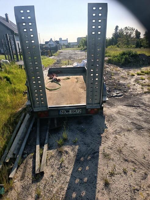 Sprzedam przyczepę pod mini koparkę Viola rok produkcji 2015