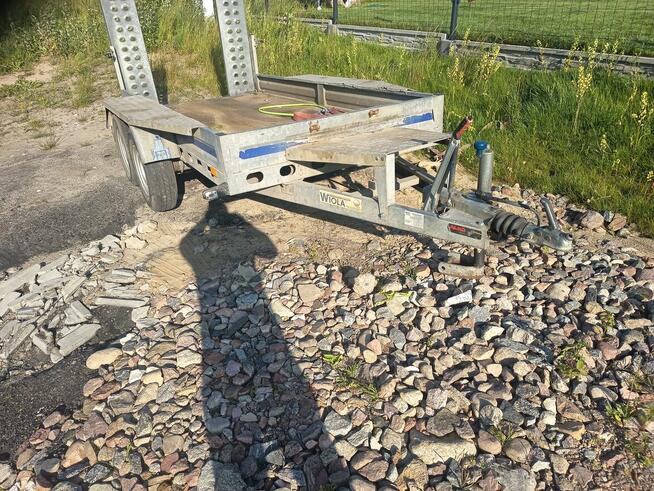 Sprzedam przyczepę pod mini koparkę Viola rok produkcji 2015